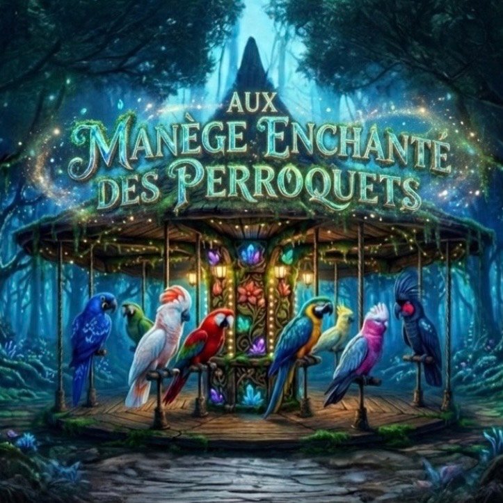 Aux Manège Enchanté des Perroquets